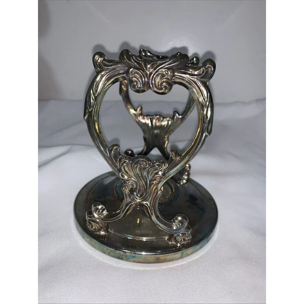 Vintage Sheridan Silver Plated Graby Warmer Or Candle Warmer (Stand Only )